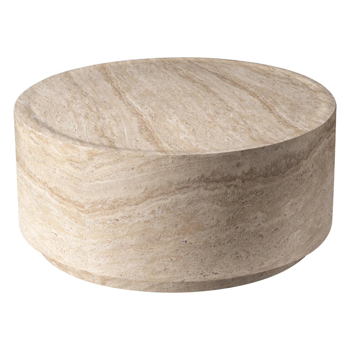 Terra 36" Round Coffee Table in Fiberstone for Indoor and Outdoor - Elax Furniture