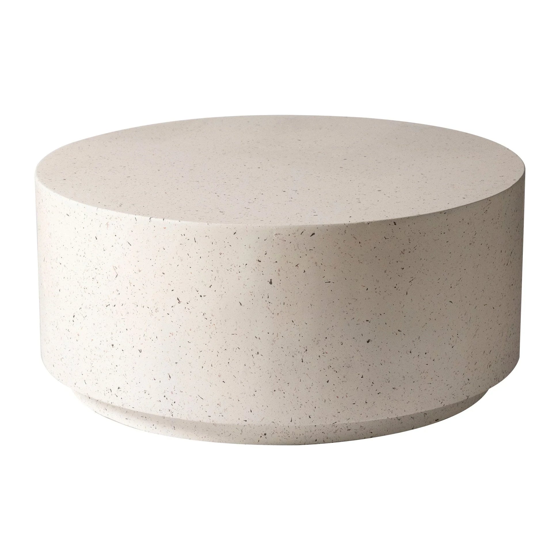 Terra 36" Round Coffee Table in Fiberstone for Indoor and Outdoor - Elax Furniture