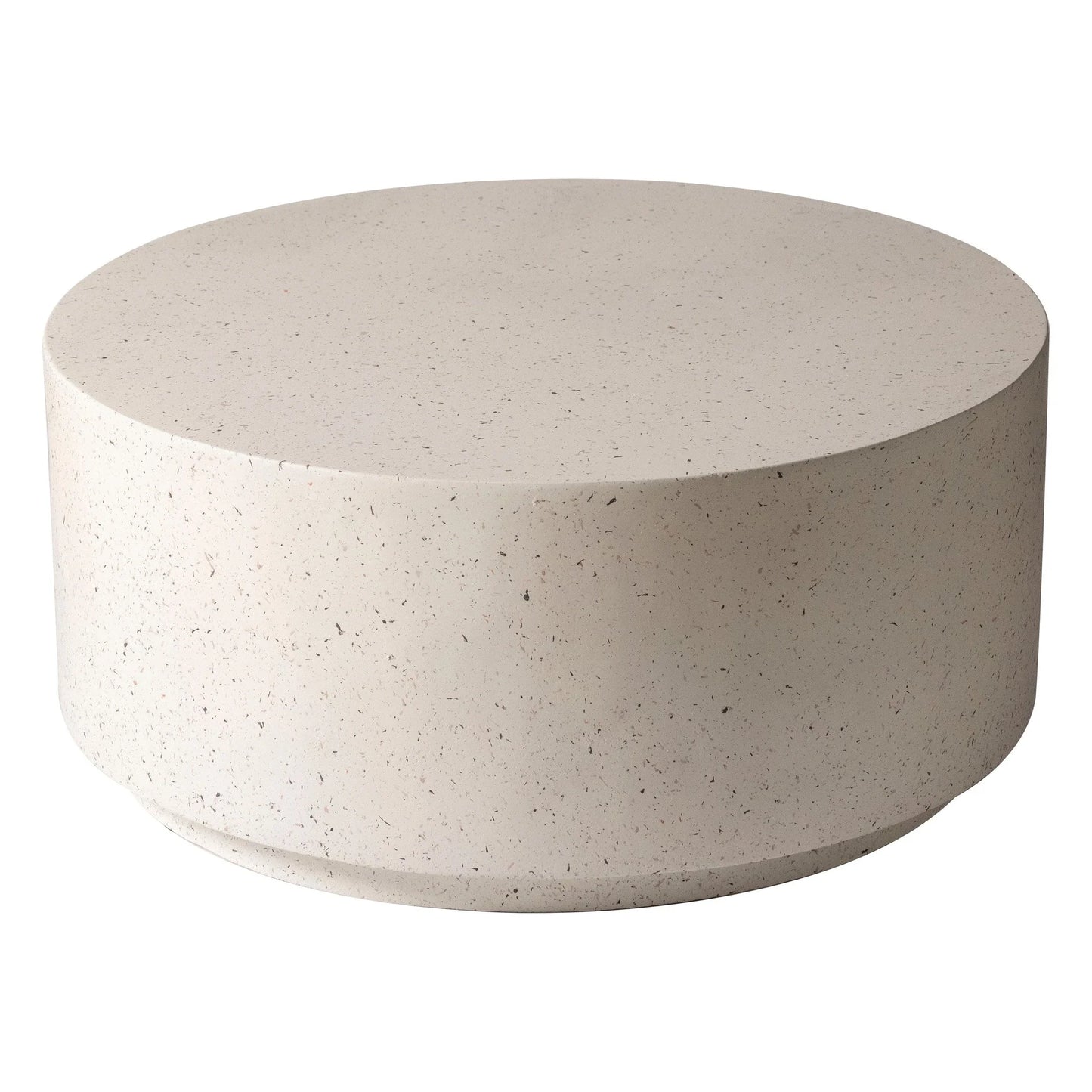 Terra 36" Round Coffee Table in Fiberstone for Indoor and Outdoor - Elax Furniture