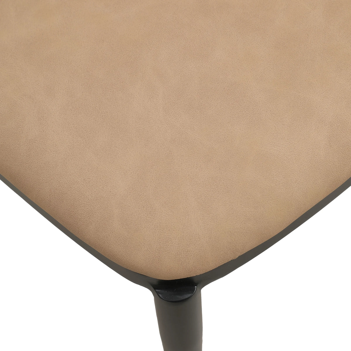 Verve 5-Piece Dining Set with 36" Round MDF Top Table and 4 Leather/Suede Fabric/Velvet Dining Side Chairs - Elax Furniture
