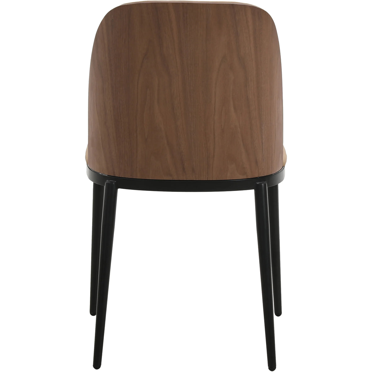 Ravenna 6-Piece Dining Set with 63" Rectangular Dining Table in Natural Wood MDF and 5 Leather/Fabric/Suede Fabric Dining Chairs - Elax Furniture