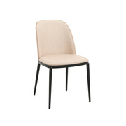 Verve 5-Piece Dining Set with 36" Round MDF Top Table and 4 Leather/Suede Fabric/Velvet Dining Side Chairs - Elax Furniture