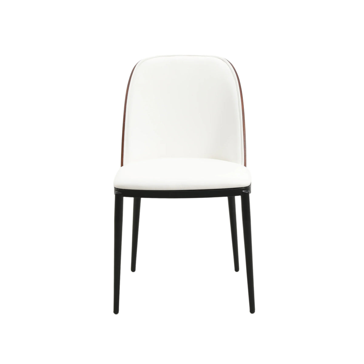 Verve 5-Piece Dining Set with 36" Round MDF Top Table and 4 Leather/Suede Fabric/Velvet Dining Side Chairs - Elax Furniture