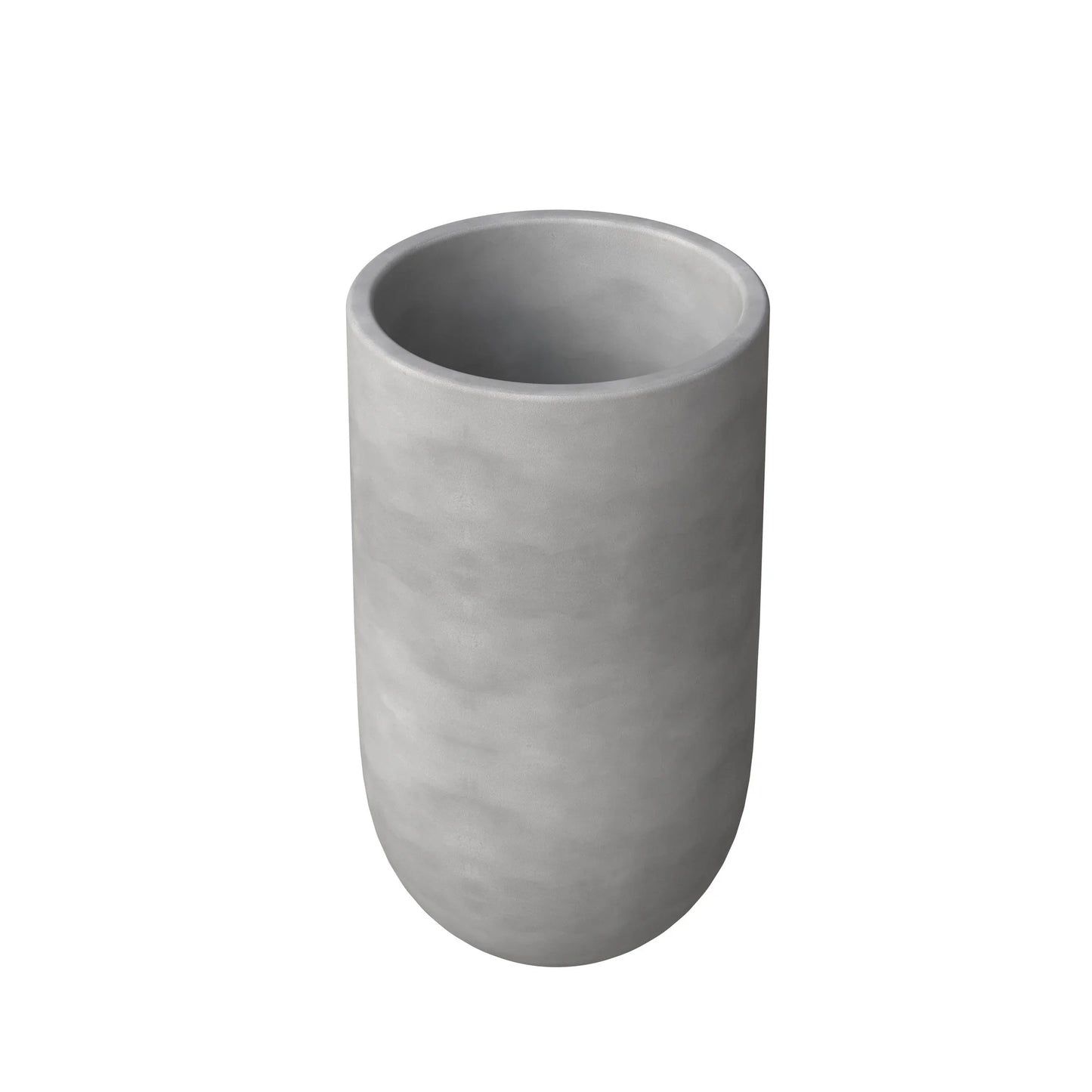 Topiary 3-Piece Modern Fiberstone: Cylinder Planter Pot Set for Indoor and Oudoor - Elax Furniture