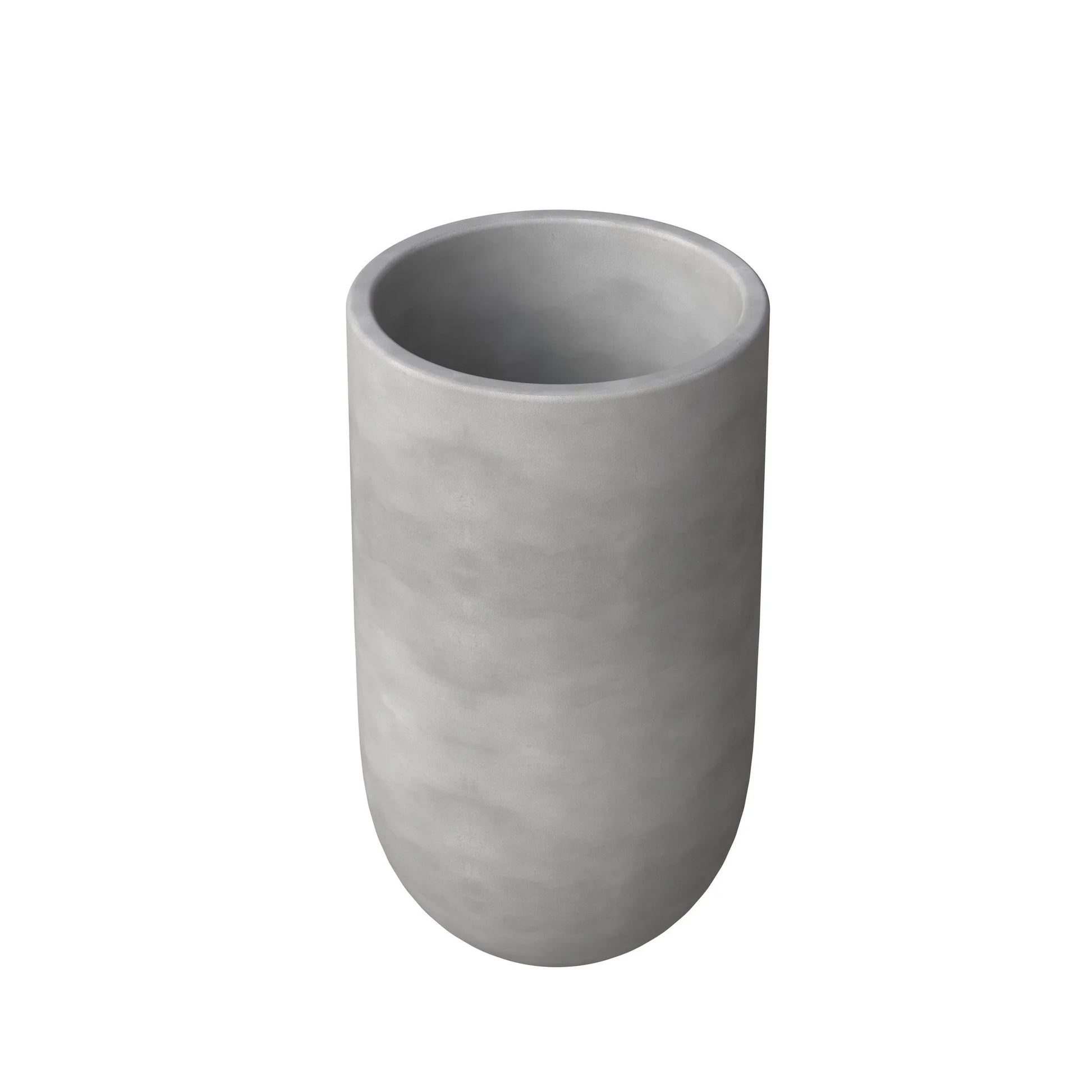 Topiary 3-Piece Modern Fiberstone: Cylinder Planter Pot Set for Indoor and Oudoor - Elax Furniture
