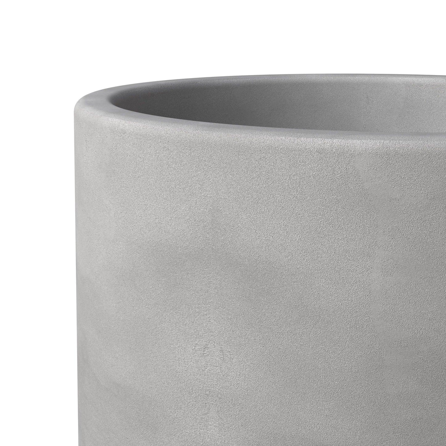 Topiary 3-Piece Modern Fiberstone: Cylinder Planter Pot Set for Indoor and Oudoor - Elax Furniture