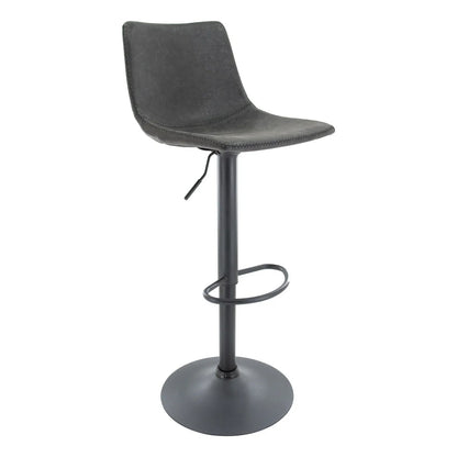 Tilbury Modern Adjustable Bar Stool with Footrest and 360-Degree Swivel - Elax Furniture