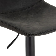 Tilbury Modern Adjustable Bar Stool with Footrest and 360-Degree Swivel - Elax Furniture