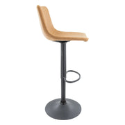 Tilbury Modern Adjustable Bar Stool with Footrest and 360-Degree Swivel - Elax Furniture