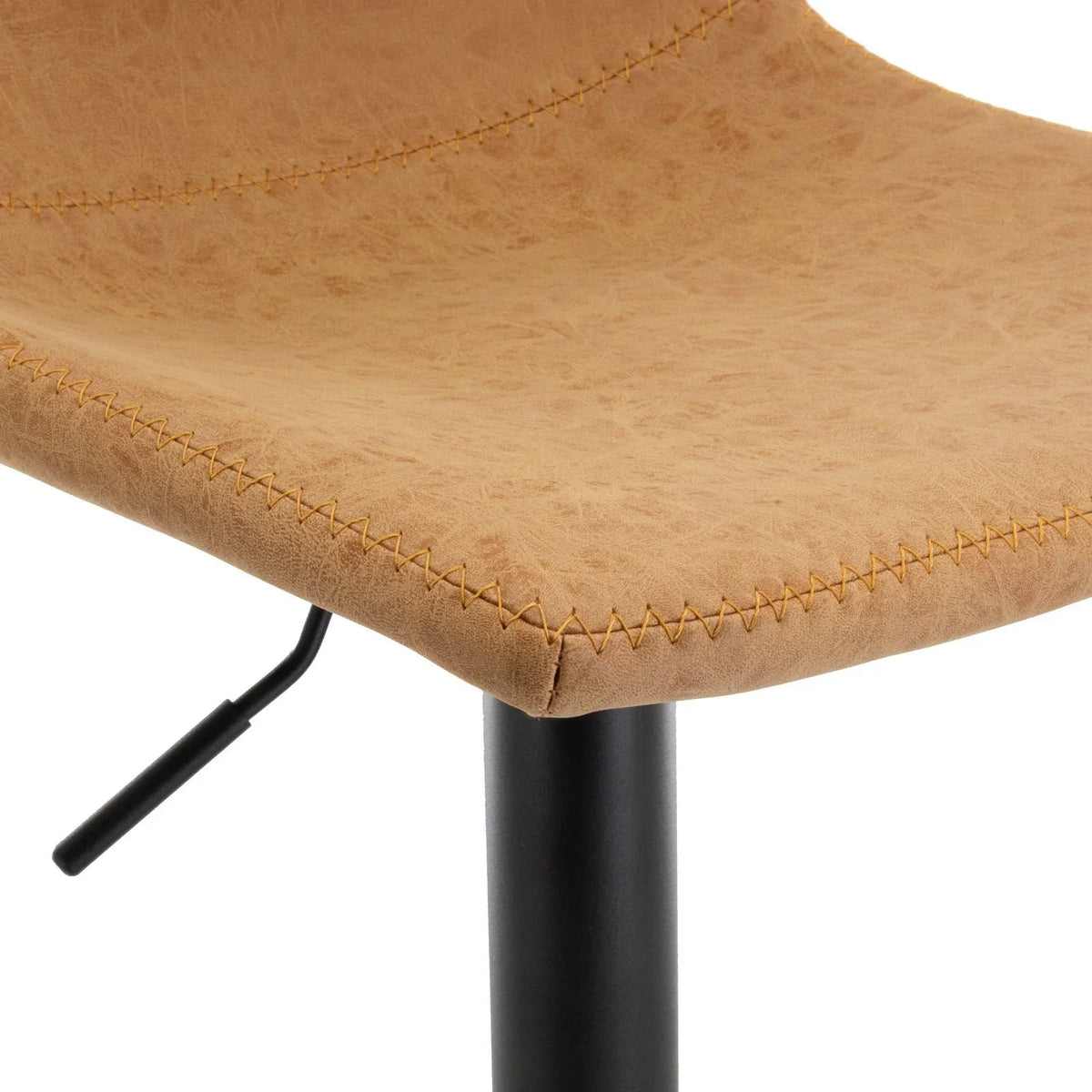 Tilbury Modern Adjustable Bar Stool with Footrest and 360-Degree Swivel - Elax Furniture