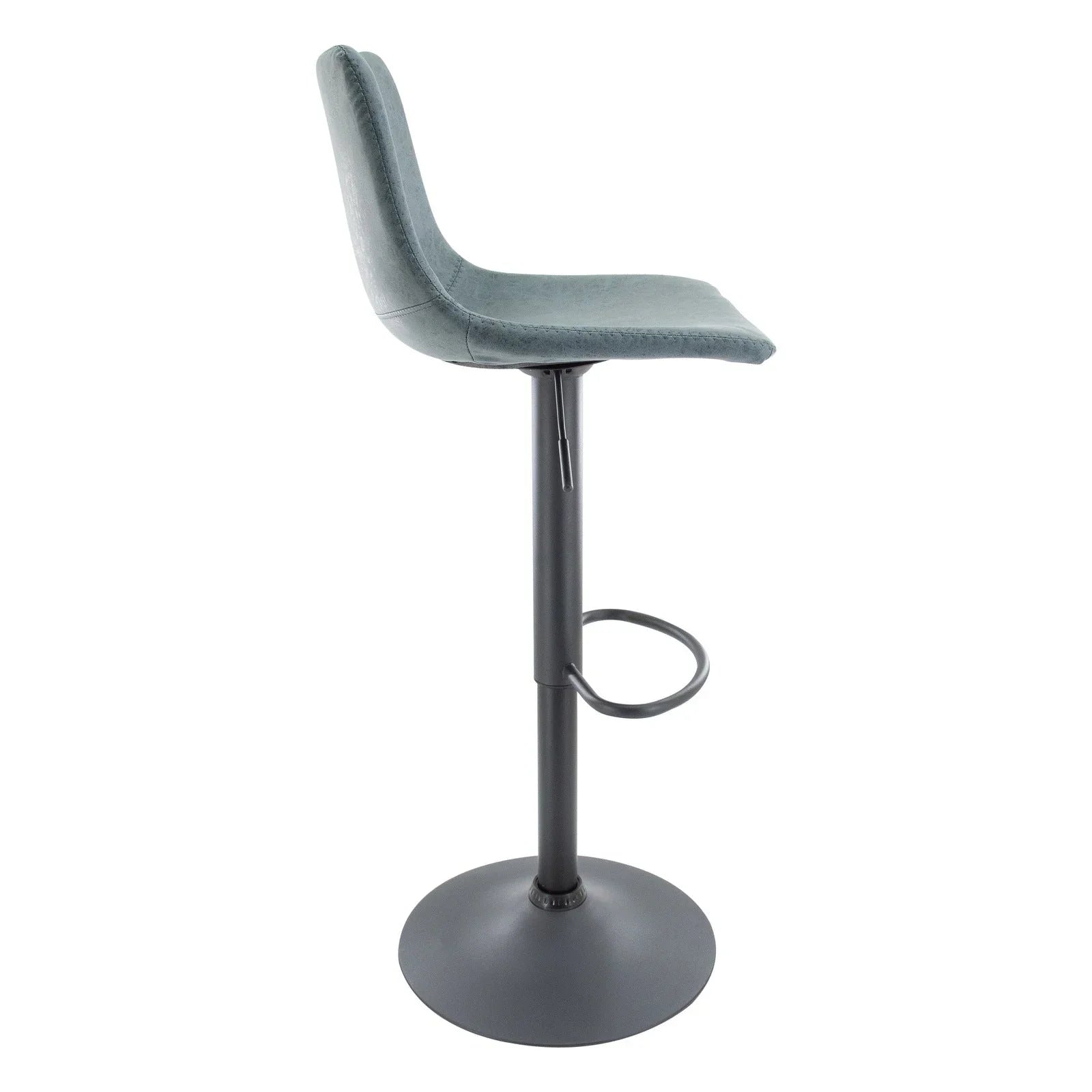 Tilbury Modern Adjustable Bar Stool with Footrest and 360-Degree Swivel - Elax Furniture