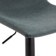Tilbury Modern Adjustable Bar Stool with Footrest and 360-Degree Swivel - Elax Furniture