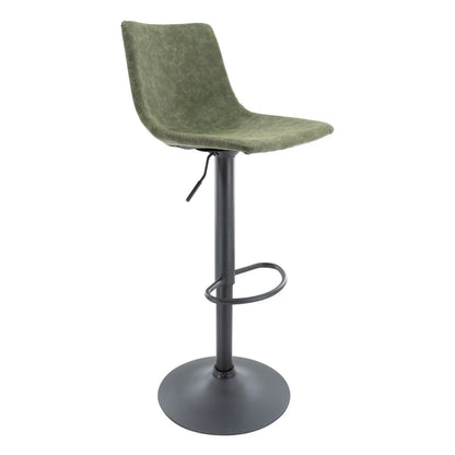 Tilbury Modern Adjustable Bar Stool with Footrest and 360-Degree Swivel - Elax Furniture