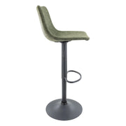 Tilbury Modern Adjustable Bar Stool with Footrest and 360-Degree Swivel - Elax Furniture