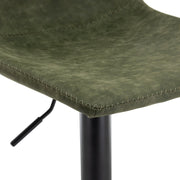 Tilbury Modern Adjustable Bar Stool with Footrest and 360-Degree Swivel - Elax Furniture