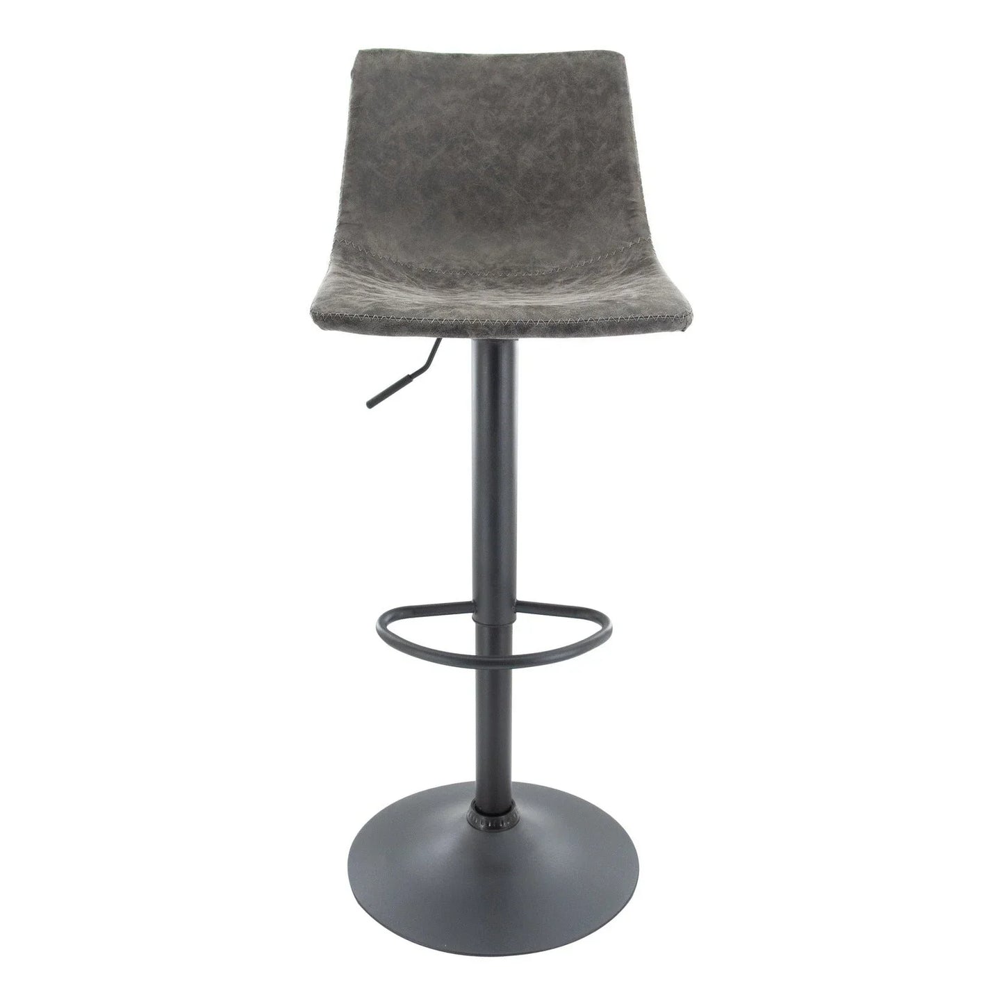 Tilbury Modern Adjustable Bar Stool with Footrest and 360-Degree Swivel - Elax Furniture