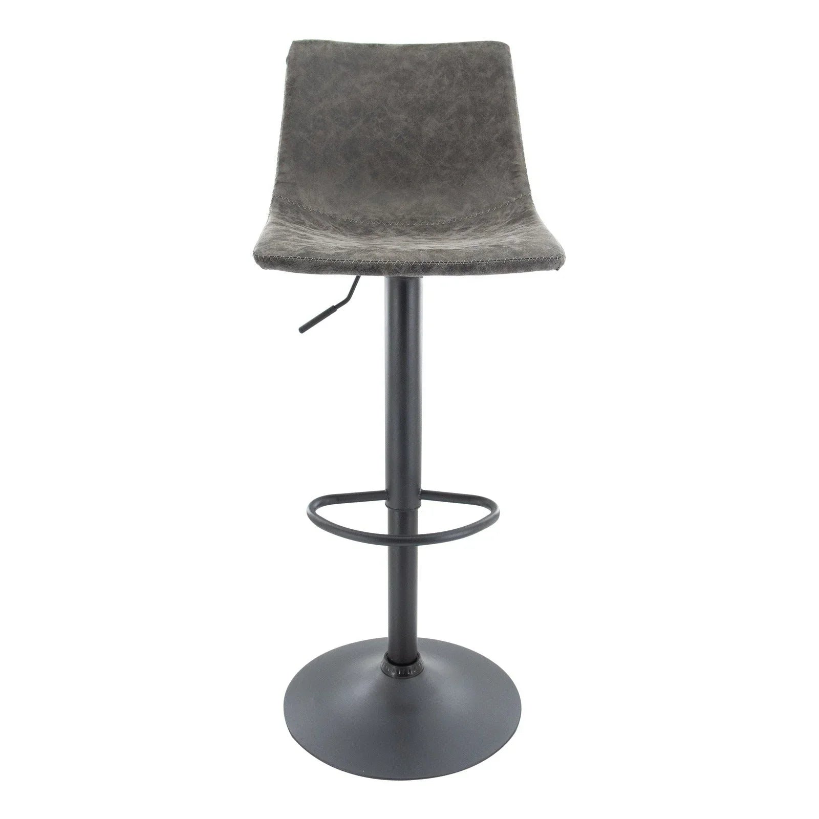 Tilbury Modern Adjustable Bar Stool with Footrest and 360-Degree Swivel - Elax Furniture