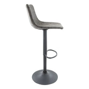 Tilbury Modern Adjustable Bar Stool with Footrest and 360-Degree Swivel - Elax Furniture