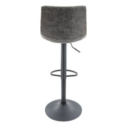 Tilbury Modern Adjustable Bar Stool with Footrest and 360-Degree Swivel - Elax Furniture