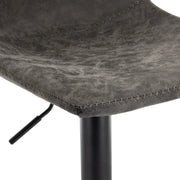 Tilbury Modern Adjustable Bar Stool with Footrest and 360-Degree Swivel - Elax Furniture