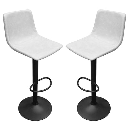 Tilbury Modem Adjustable Bar Stool With Footrest & 360-Degree Swivel Set of 2 - Elax Furniture