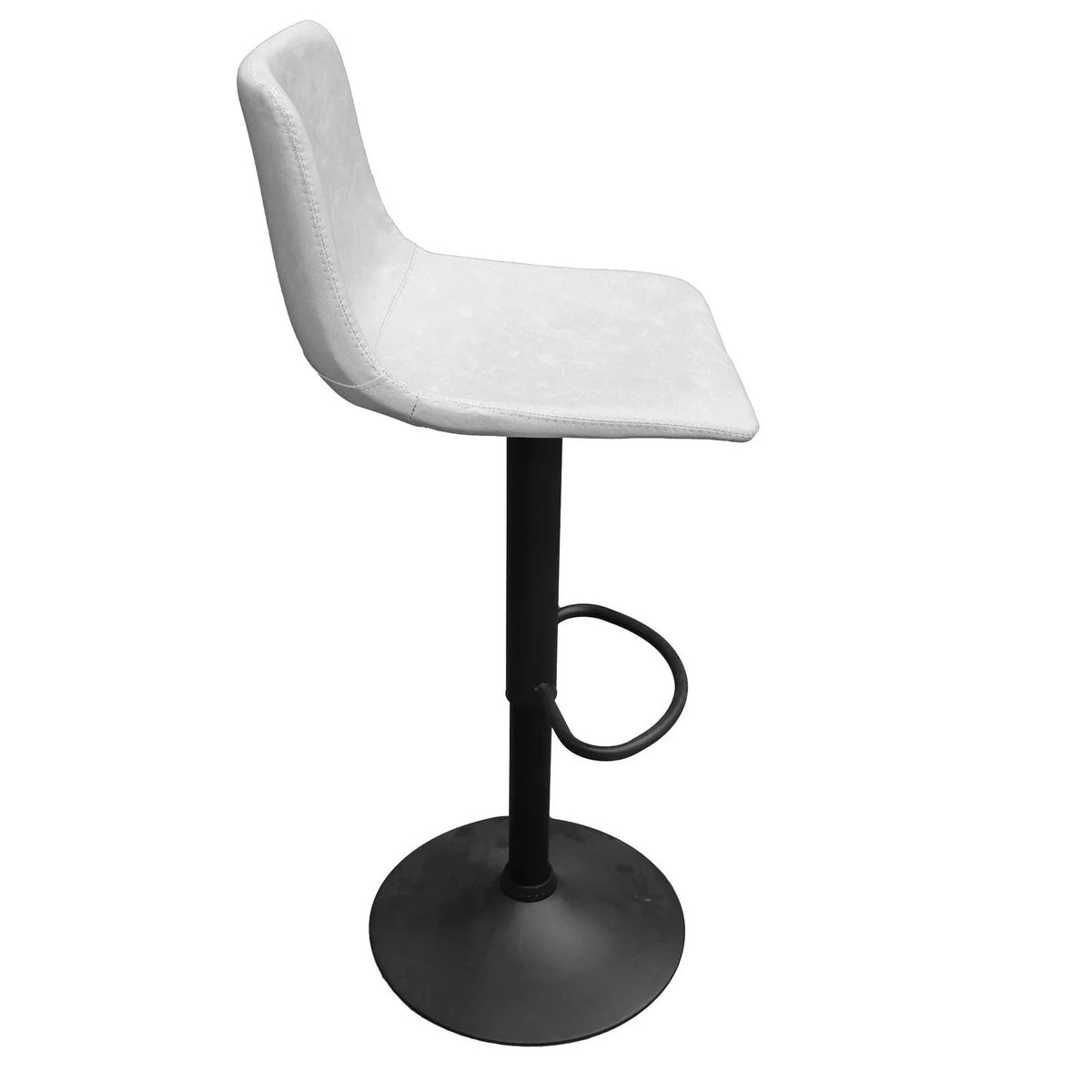Tilbury Modern Adjustable Bar Stool with Footrest and 360-Degree Swivel - Elax Furniture