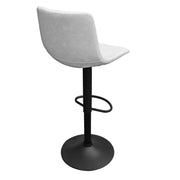 Tilbury Modern Adjustable Bar Stool with Footrest and 360-Degree Swivel - Elax Furniture
