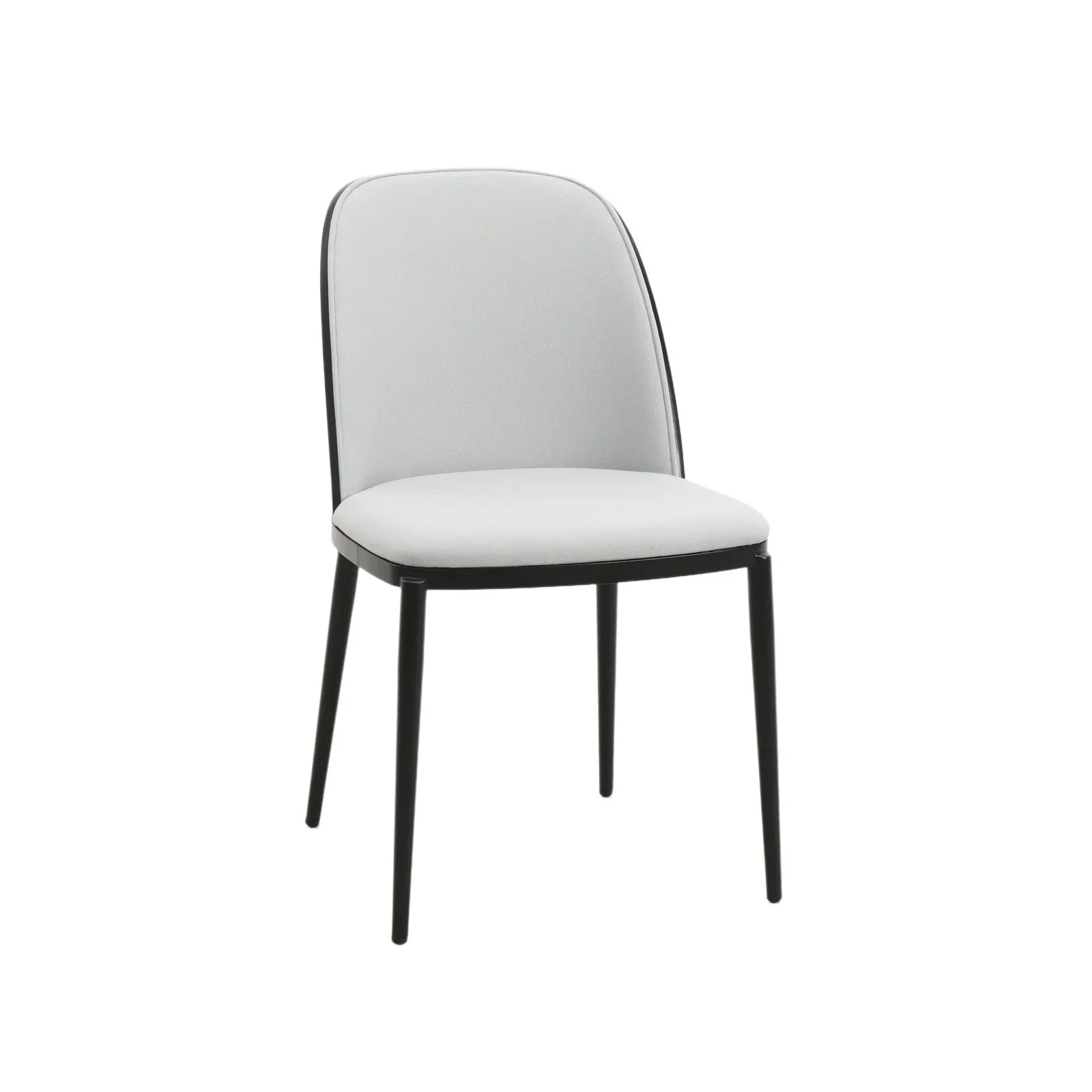 Tule 7-Piece Dining Set: Steel Frame, 6 Upholstered Chairs, 71'' Oval MDF Tabletop - Elax Furniture