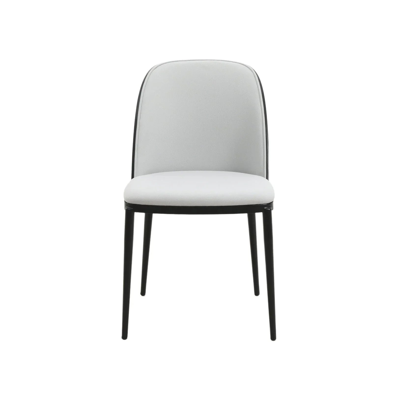 Tule 7-Piece Dining Set: Steel Frame, 6 Upholstered Chairs, 71'' Oval MDF Tabletop - Elax Furniture