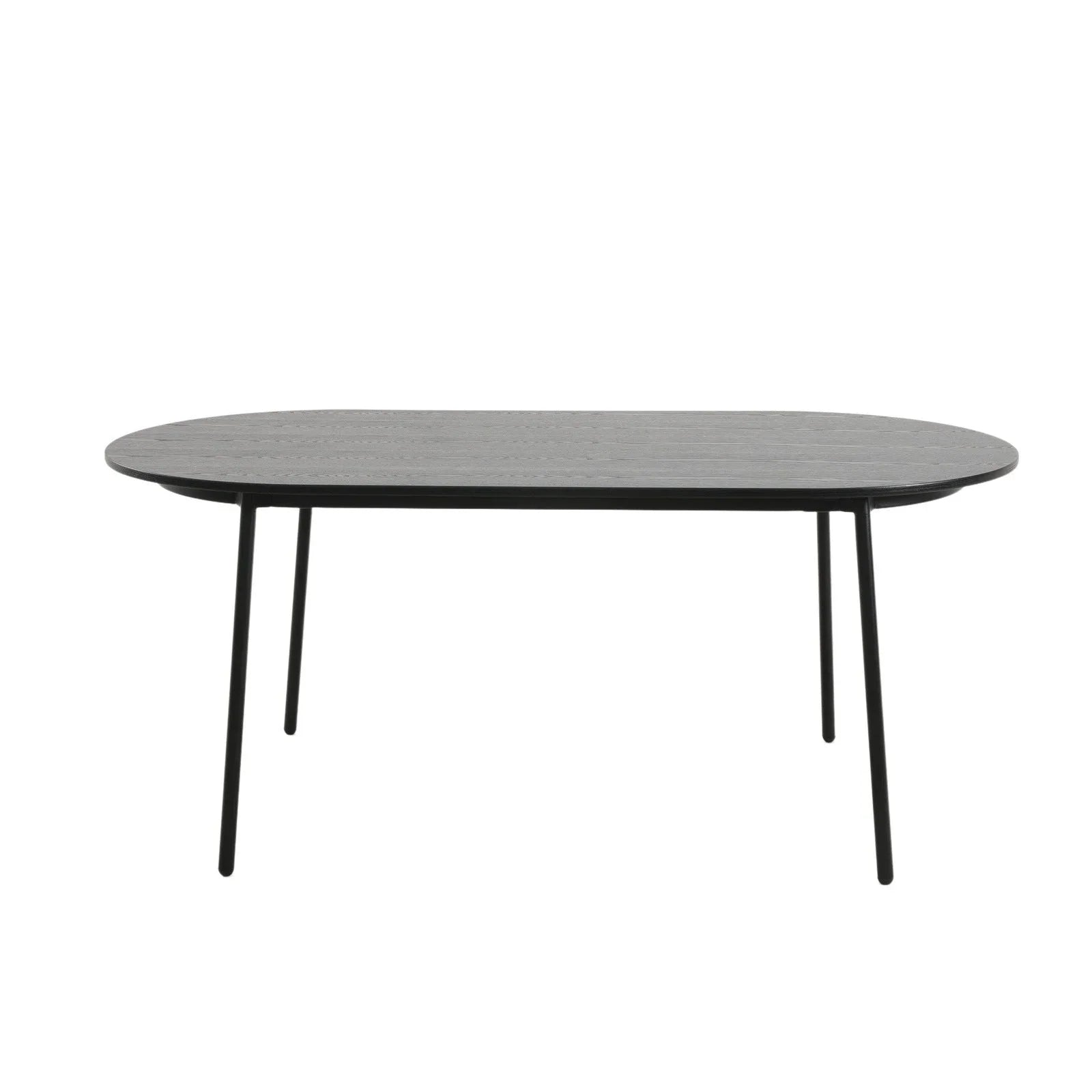 Tule 7-Piece Dining Set: Steel Frame, 6 Upholstered Chairs, 71'' Oval MDF Tabletop - Elax Furniture
