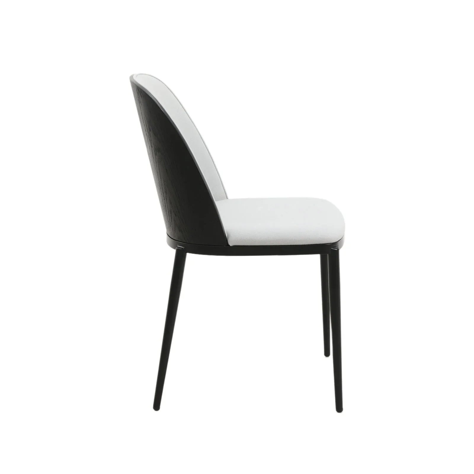 Tule 7-Piece Dining Set: Steel Frame, 6 Upholstered Chairs, 71'' Oval MDF Tabletop - Elax Furniture
