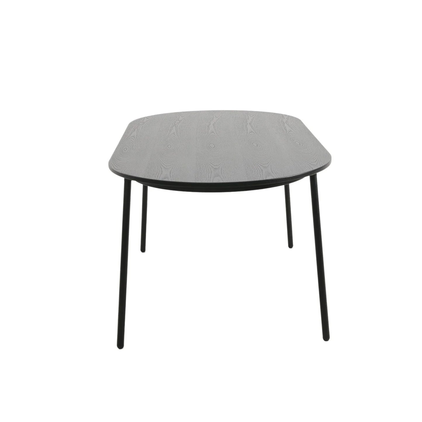 Tule 7-Piece Dining Set: Steel Frame, 6 Upholstered Chairs, 71'' Oval MDF Tabletop - Elax Furniture