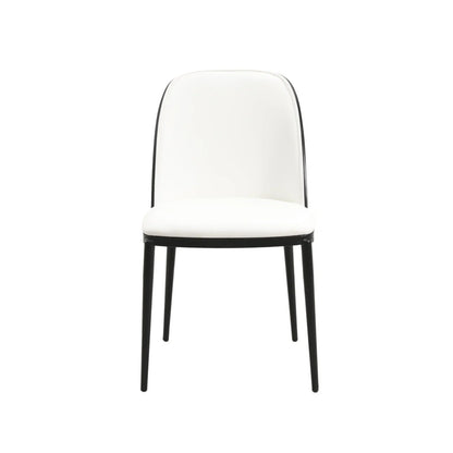 Tule 7-Piece Dining Set: Steel Frame, 6 Upholstered Chairs, 71'' Oval MDF Tabletop - Elax Furniture