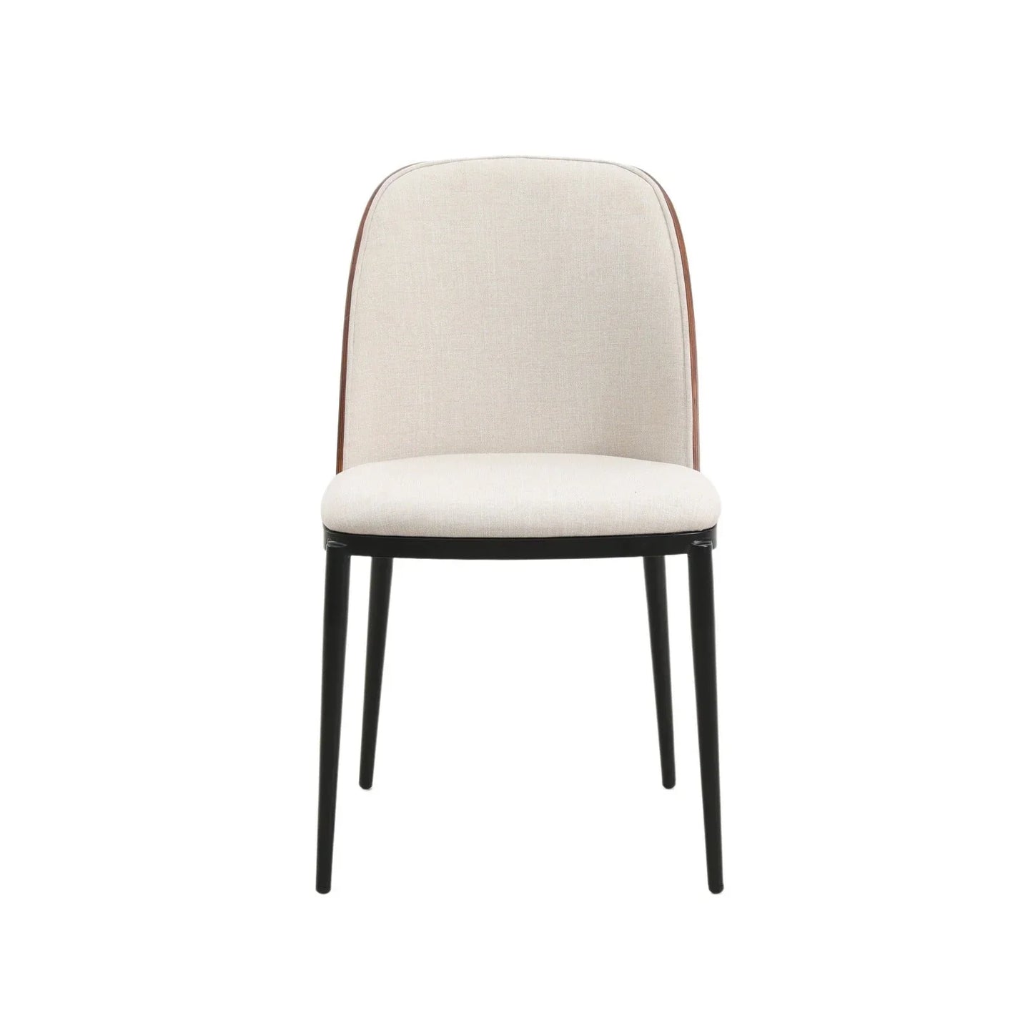 Tule 7-Piece Dining Set: Steel Frame, 6 Upholstered Chairs, 71'' Oval MDF Tabletop - Elax Furniture