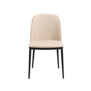 Tule 7-Piece Dining Set: Steel Frame, 6 Upholstered Chairs, 71'' Oval MDF Tabletop - Elax Furniture
