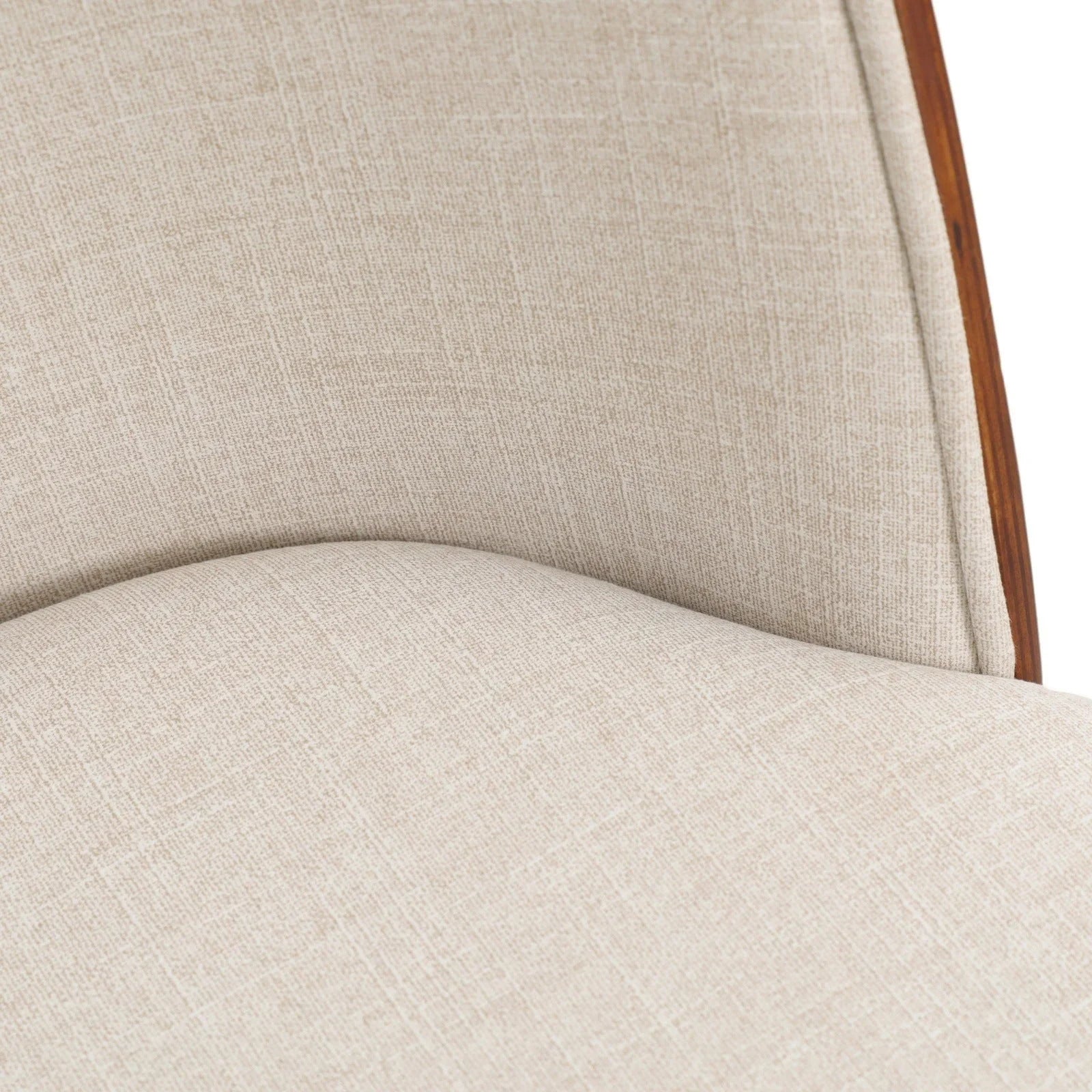 Tule 7-Piece Dining Set with 6 Upholstered Seat Dining Chairs in White Steel Frame and 71" Oval Dining Table with MDF Tabletop - Elax Furniture