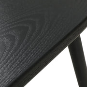 Tule 71" Oval Dining Table with MDF Tabletop and Black Steel Legs - Elax Furniture