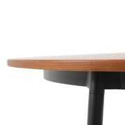 Tule 71" Oval Dining Table with MDF Tabletop and Black Steel Legs - Elax Furniture