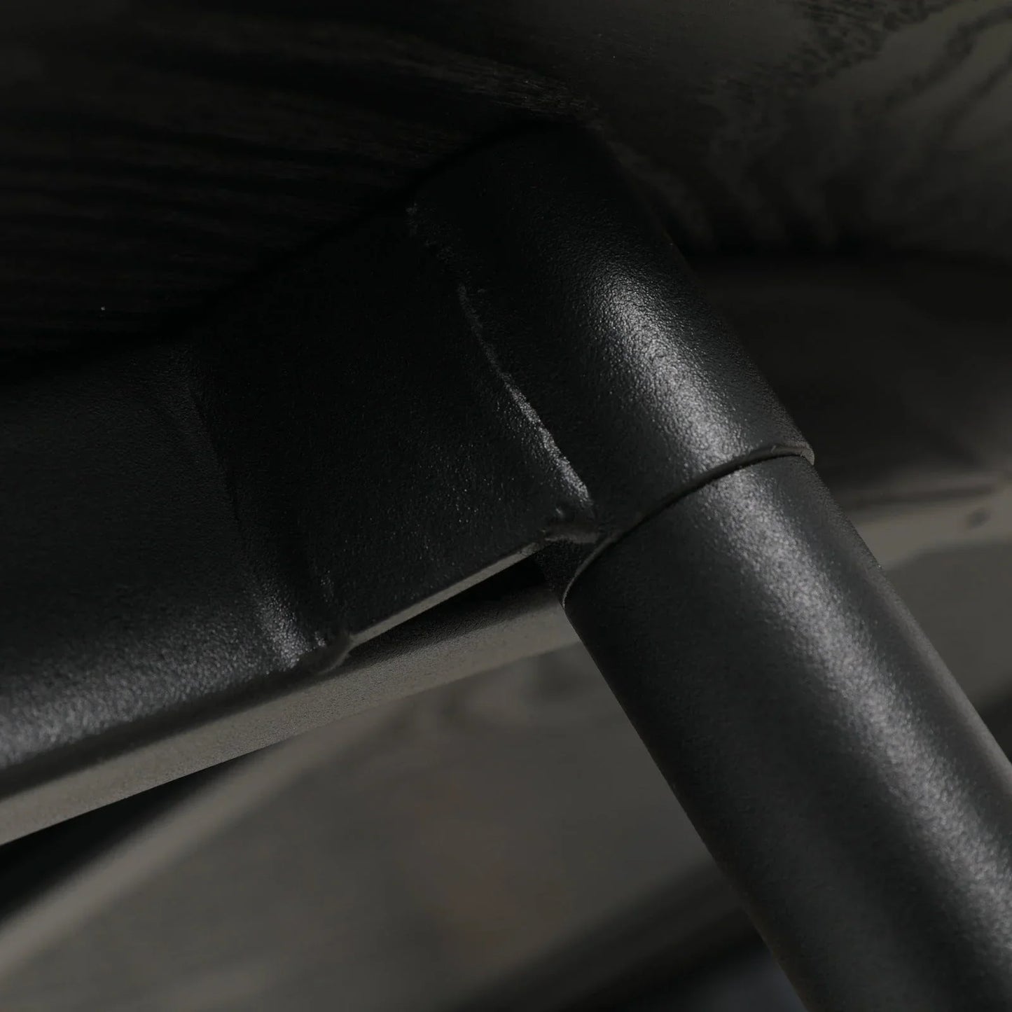 Tule 9-Piece Dining Set in Steel with 8 Upholstered Seat Dining Chairs and 83" Oval Dining Table with MDF Tabletop - Elax Furniture