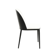 Tule 9-Piece Dining Set in Steel with 8 Upholstered Seat Dining Chairs and 83" Oval Dining Table with MDF Tabletop - Elax Furniture