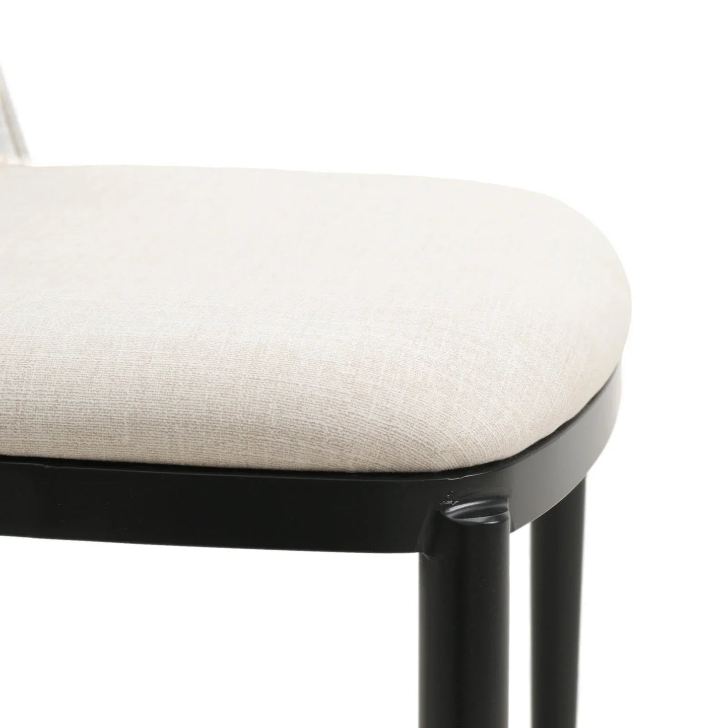 Tule 9-Piece Dining Set in Steel with 8 Upholstered Seat Dining Chairs and 83" Oval Dining Table with MDF Tabletop - Elax Furniture