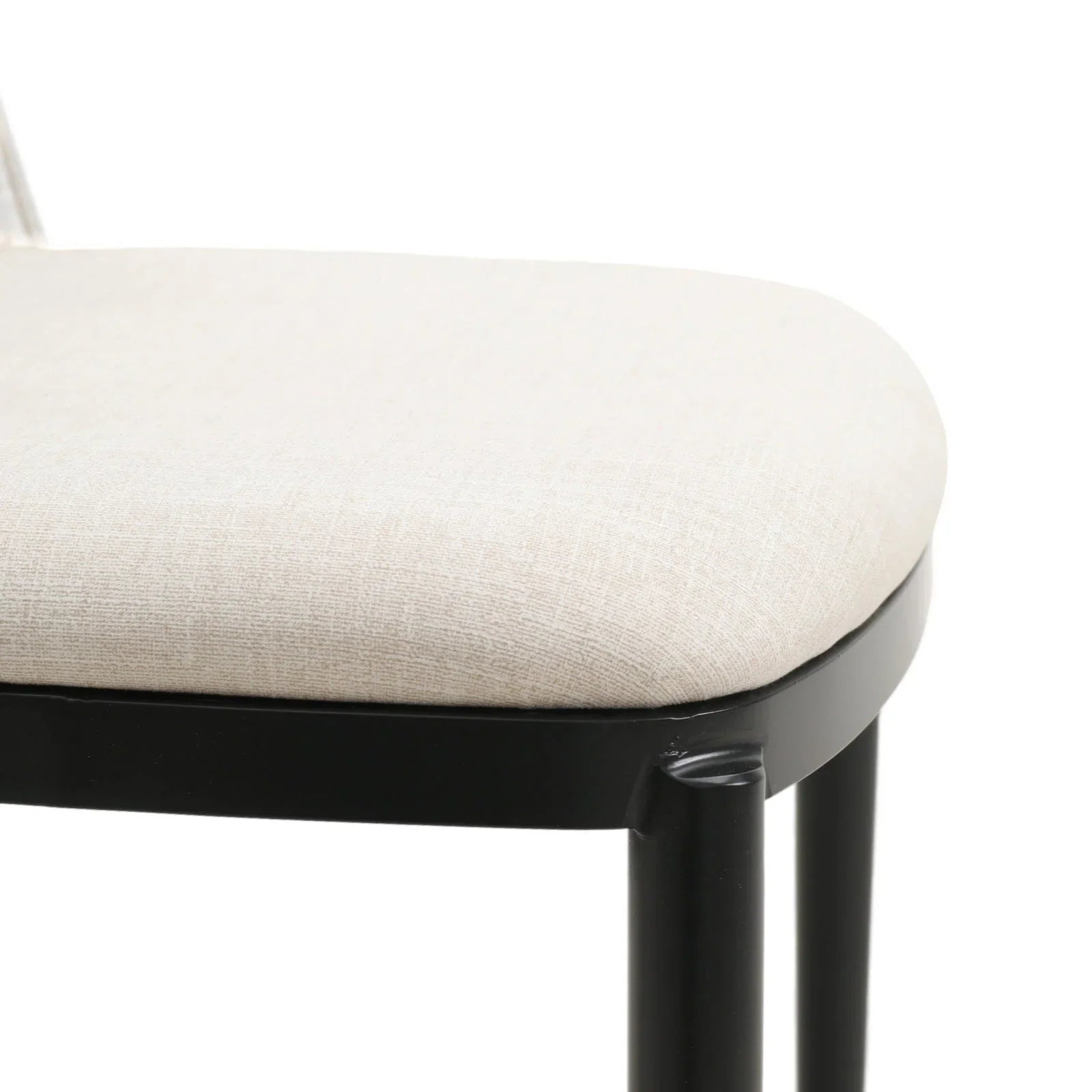 Tule 9-Piece Dining Set in Steel with 8 Upholstered Seat Dining Chairs and 83" Oval Dining Table with MDF Tabletop - Elax Furniture