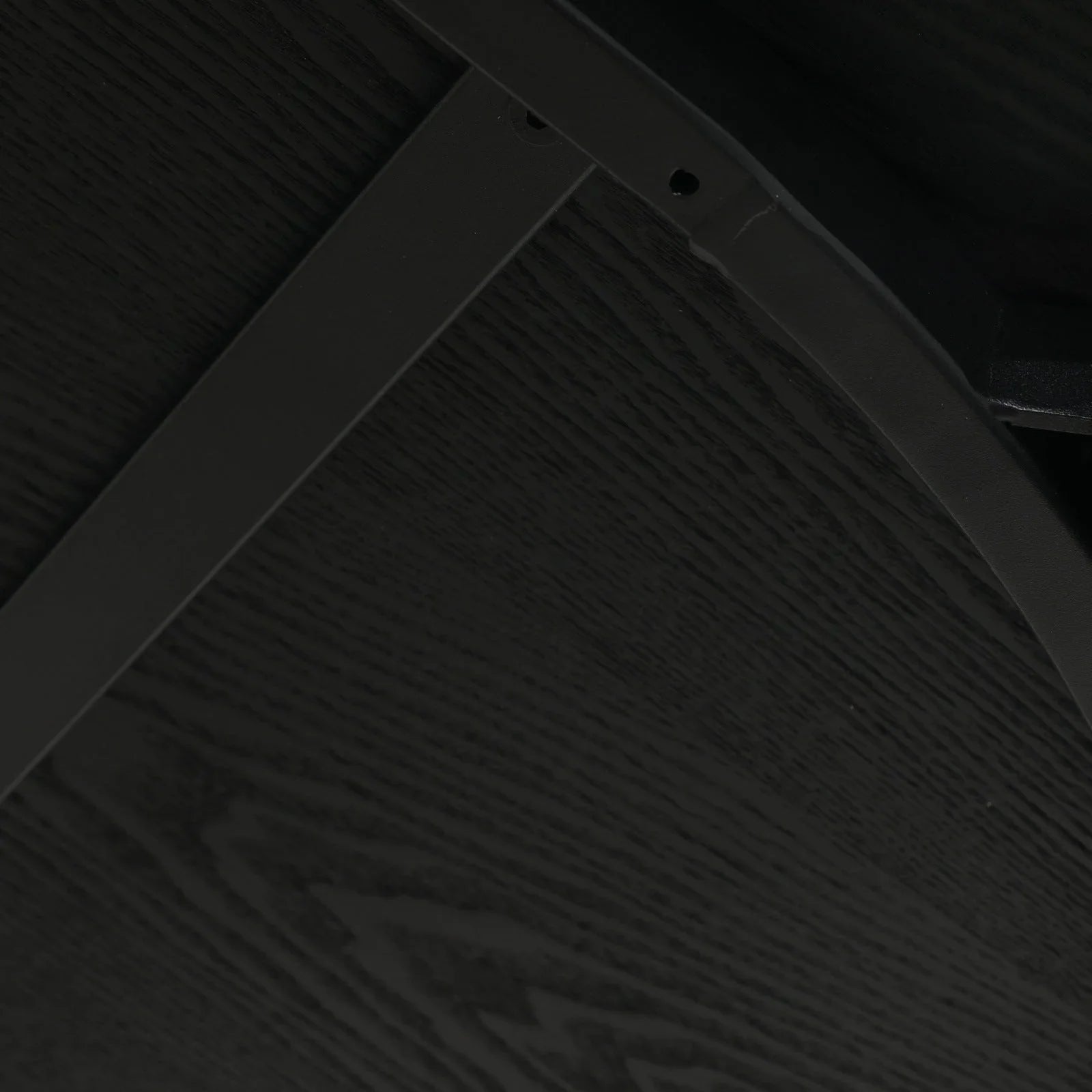 Tule Modern 83" Oval Dining Table with MDF Tabletop and Black Steel Legs - Elax Furniture