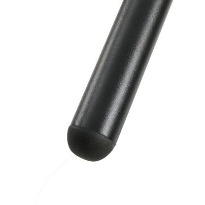 Tule Modern 83" Oval Dining Table with MDF Tabletop and Black Steel Legs - Elax Furniture