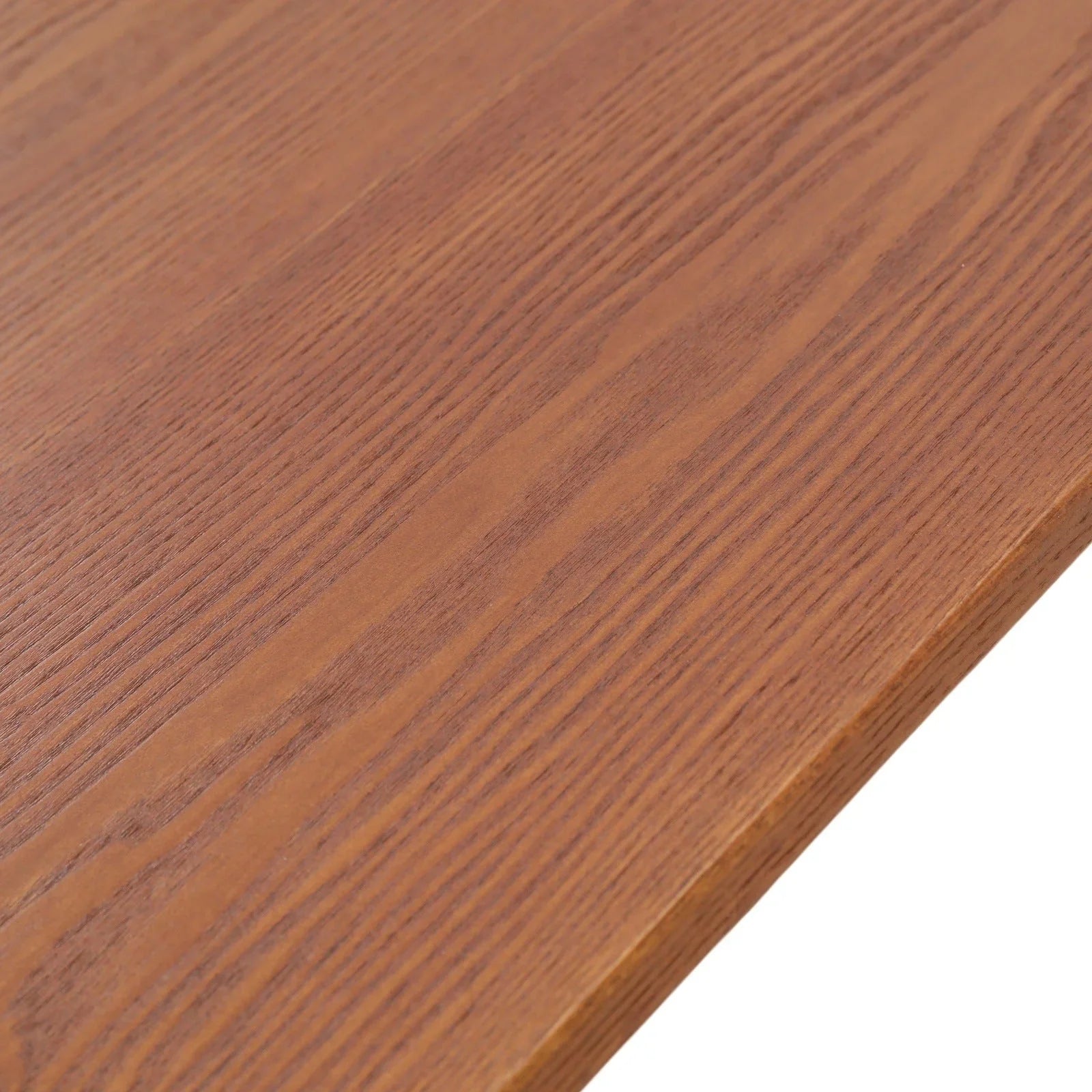 Tule Modern 83" Oval Dining Table with MDF Tabletop and Black Steel Legs - Elax Furniture