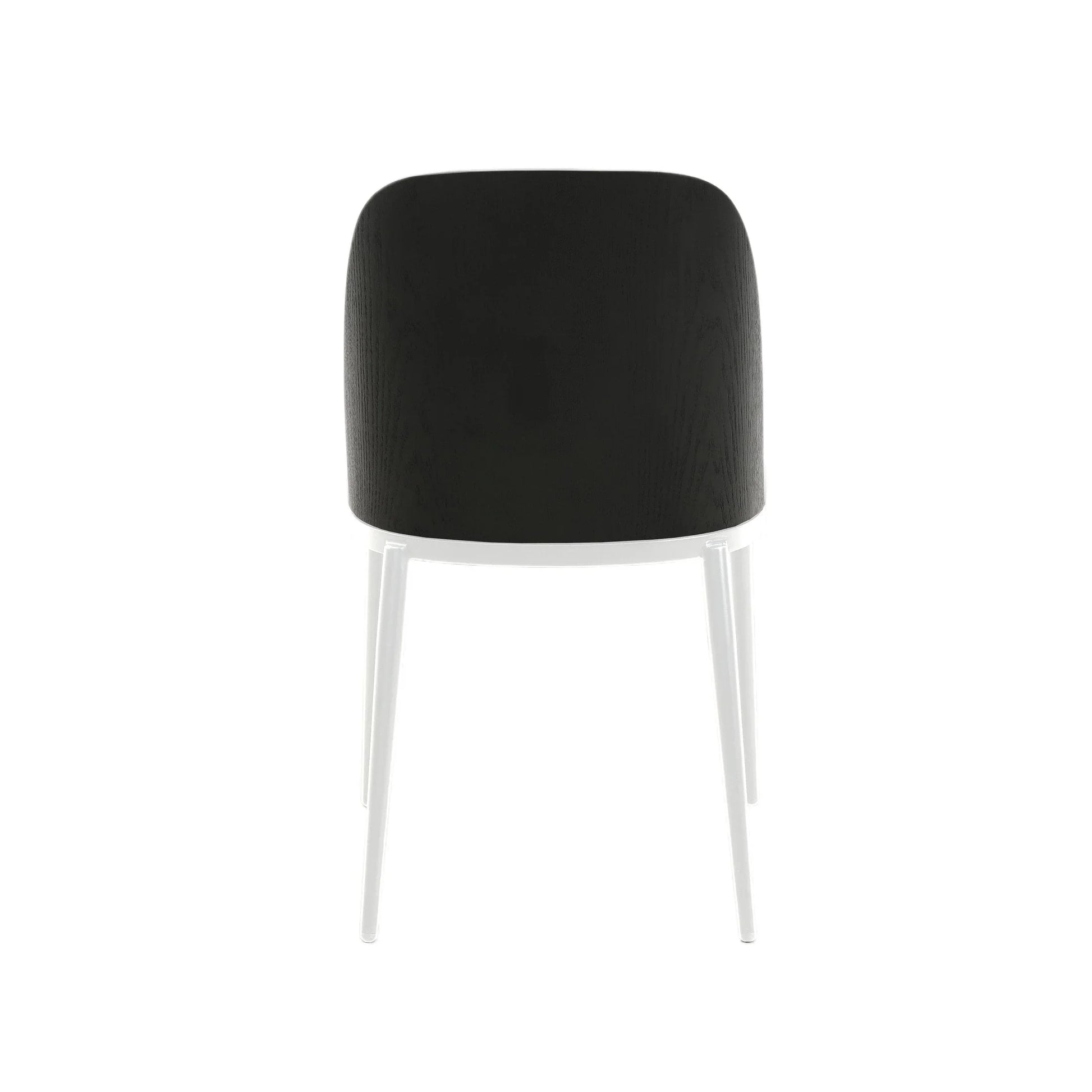 Tule Dining Side Chair with Upholstered Seat and Powder-Coated Steel Frame - Elax Furniture