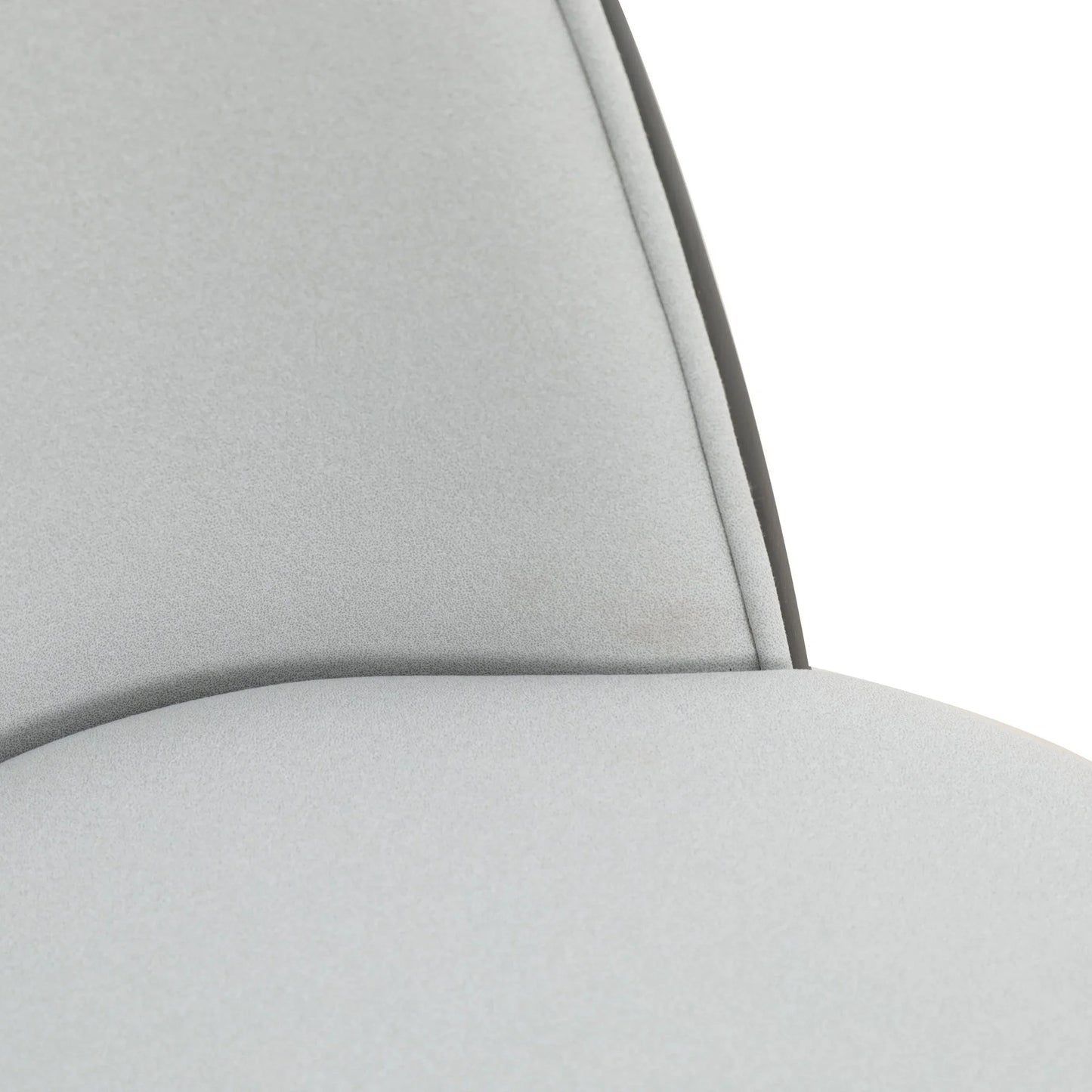 Tule Dining Side Chair with Upholstered Seat and Powder-Coated Steel Frame - Elax Furniture