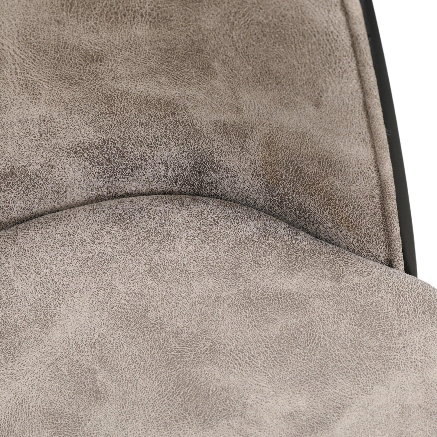 Tule Dining Side Chair with Upholstered Seat and Powder-Coated Steel Frame - Elax Furniture