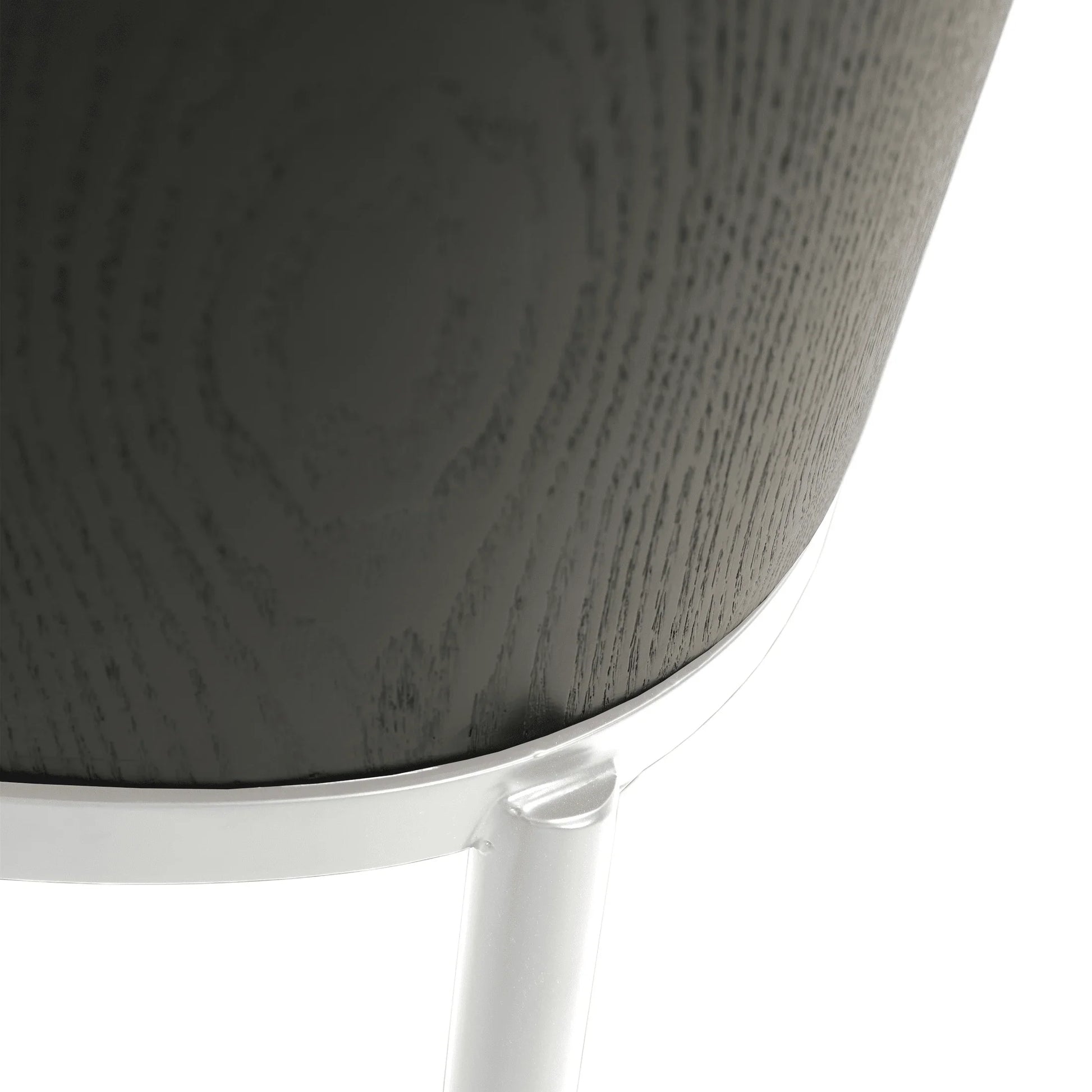 Tule Dining Side Chair with Upholstered Seat and Powder-Coated Steel Frame - Elax Furniture