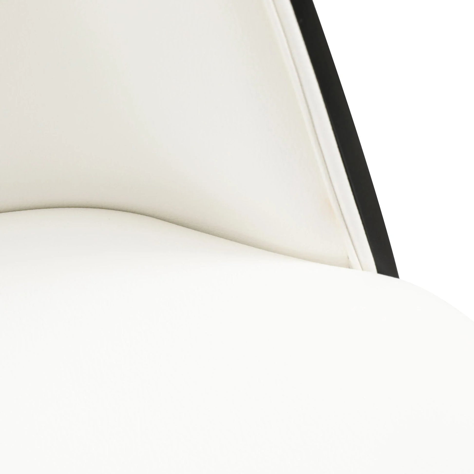 Tule Dining Side Chair with Upholstered Seat and Powder-Coated Steel Frame - Elax Furniture